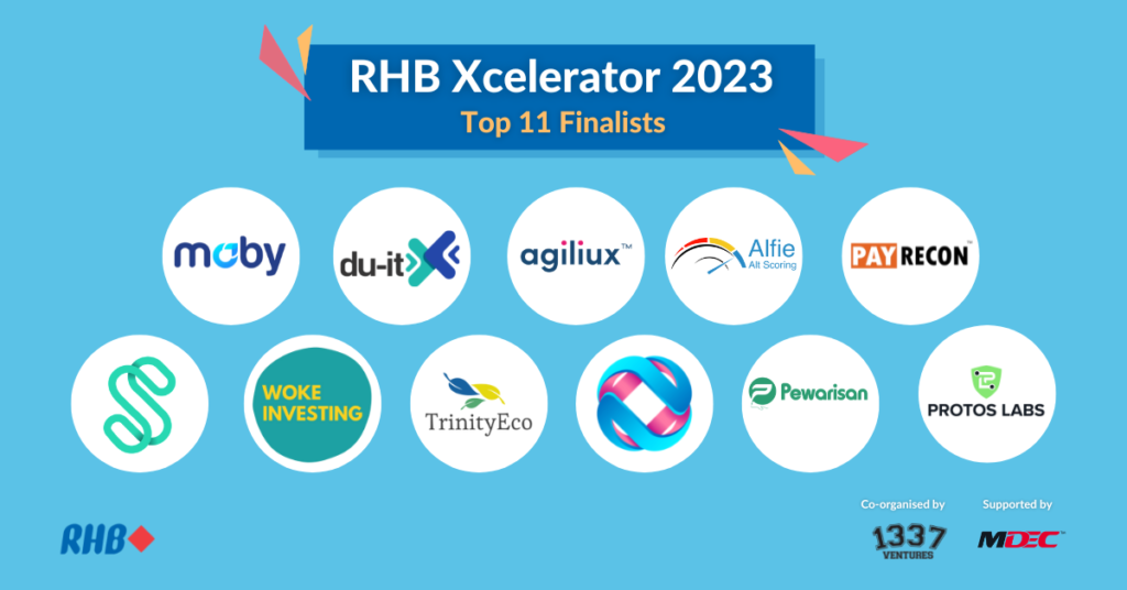 Agiliux among 11 finalist named for RHB Xcelerator 2023
